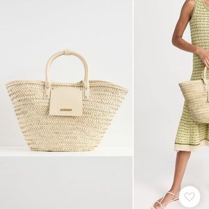 Jaquemus large woven tote/beach bag